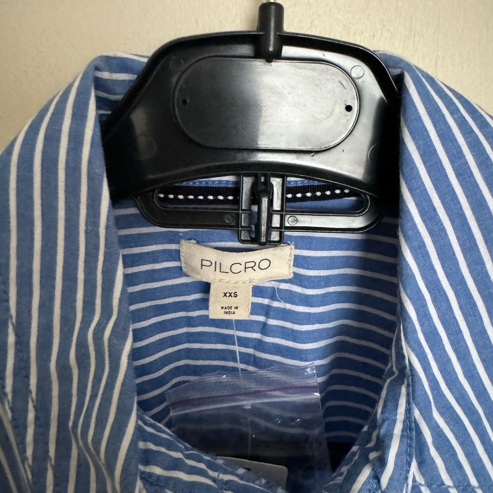 Anthropologie Pilcro short sleeve seamed midi shirt dress - Size XXS - BNWT - Picture 8 of 14